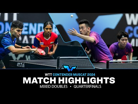 Jain/Ghorpade vs Wong/Doo | XD QF | WTT Contender Muscat 2024