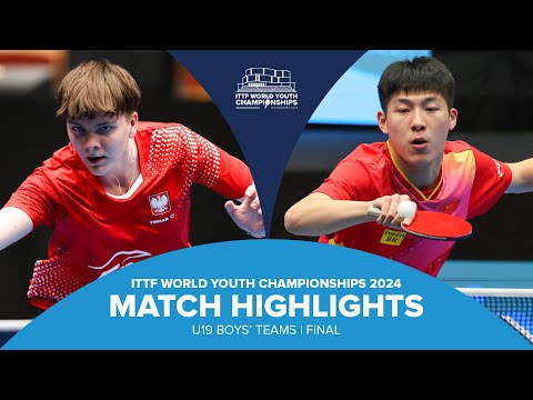 Mateusz Zalewski vs Wen Ruibo | U19 Teams Final | ITTF World Youth Championships 2024
