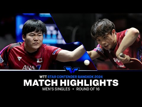 Yukiya Uda vs Sora Matsushima | MS R16 | WTT Star Contender Bangkok 2024