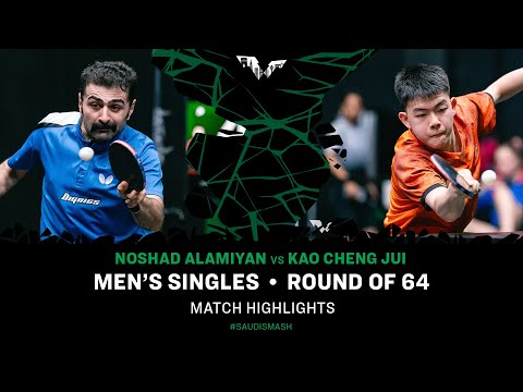 Noshad Alamiyan vs Kao Cheng Jui | MS R64 | Saudi Smash 2024