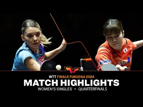 Satsuki Odo vs Bernadette Szocs | WS QF | WTT Finals Fukuoka 2024
