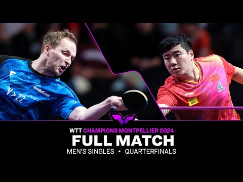 FULL MATCH | Benedikt Duda vs Liang Jingkun | MS QF | #WTTMontpellier 2024