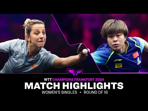 Elizabeta Samara vs Wang Yidi | WS R16 | WTT Champions Frankfurt 2024