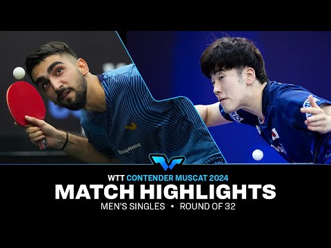 Navid Shams vs Ryoichi Yoshiyama | MS R32 | WTT Contender Muscat 2024