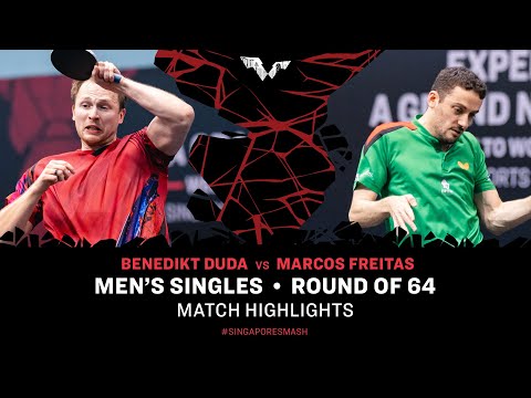 Benedikt Duda vs Marcos Freitas | MS R64 | Singapore Smash 2024