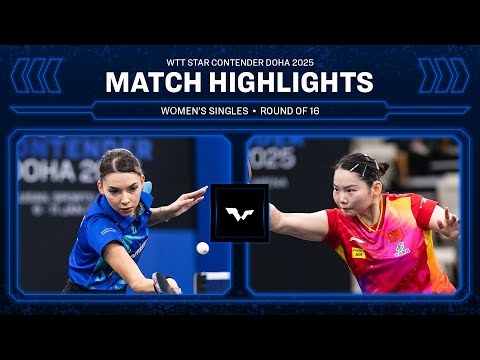 Bernadette Szocs vs He Zhuojia | WS R16 | WTT Star Contender Doha 2025