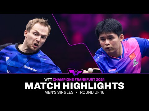 Benedikt Duda vs Lin Shidong | MS R16 | WTT Champions Frankfurt 2024