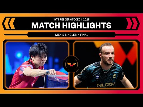 یوتا تاناکا در مقابل سیمون گاوزی | فینال انفرادی مردان | WTT Feeder Otocec II 2025