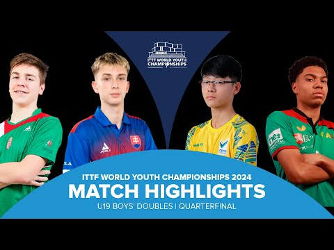 Lei/Arpas vs Iizuka/Abiodun | U19 BD-QF | ITTF World Youth Championships 2024