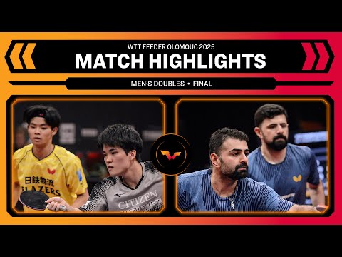 آبه و نودا در برابر نیما و نوشاد عالمیان | فینال دوبل مردان چک | Feeder Olomouc 2025