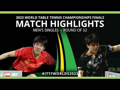 Yukiya Uda vs Wang Chuqin | MS R32 | 2023 ITTF World Table Tennis Championships Finals
