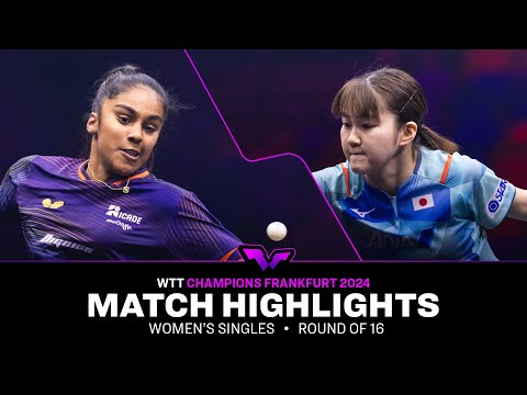 Prithika Pavade vs Satsuki Odo | WS R16 | WTT Champions Frankfurt 2024