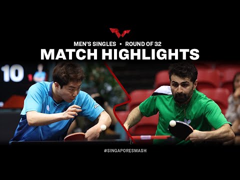 Noshad Alamiyan vs Lim Jonghoon | MS R32 | Singapore Smash 2023