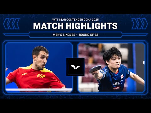 Alvaro Robles vs Yuta Tanaka | MS R32 | WTT Star Contender Doha 2025