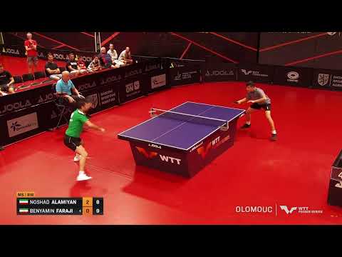 بنیامین فرجی در برابر نوشاد عالمیان | مرحله یک شانزدهم چک | 2025 Feeder Olomou