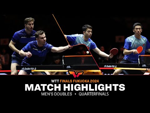 Bourrassaud/Dorr vs Lam/Ho | MD QF | WTT Finals Fukuoka 2024
