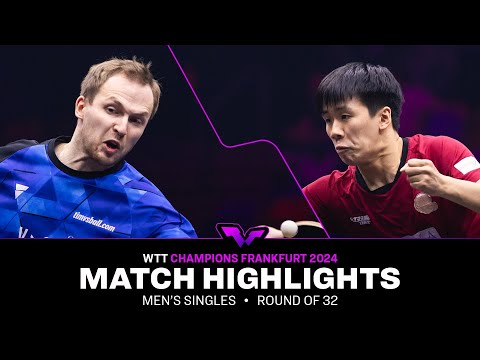 Marcos Freitas vs Dang Qiu | MS R32 | WTT Champions Frankfurt 2024