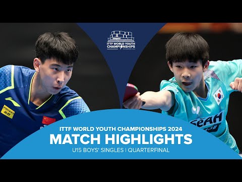 Li Hechen vs Ma Yeongmin | U15 BS-QF | ITTF World Youth Championships 2024