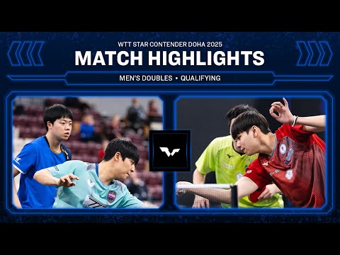 Park/Jang vs Hung/Chang | MD Qual | WTT Star Contender Doha 2025