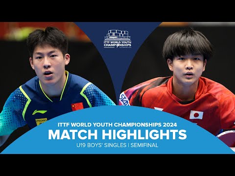 Wen Ruibo vs Yuhi Sakai | U19 BS-SF | ITTF World Youth Championships 2024