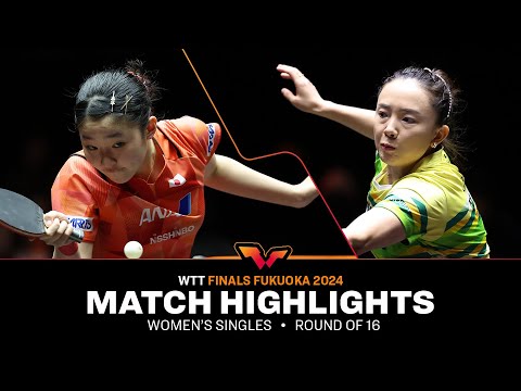 Miwa Harimoto vs Jeon Jihee | WS R16 | WTT Finals Fukuoka 2024