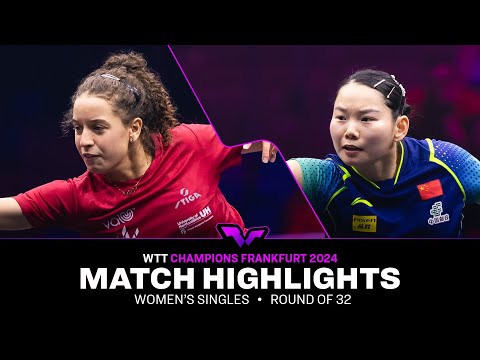 Hana Goda vs He Zhuojia | WS R32 | WTT Champions Frankfurt 2024