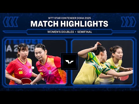 He/Zong vs Yoon/Kim | WD SF | WTT Star Contender Doha 2025