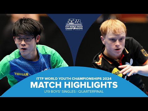 Leonardo Iizuka vs Andre Bertelsmeier | U19 BS-QF | ITTF World Youth Championships 2024