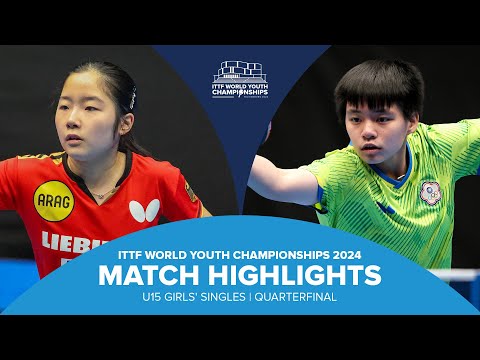 Koharu Itagaki vs Wu Ying-Syuan | U15 GS-QF | ITTF World Youth Championships 2024