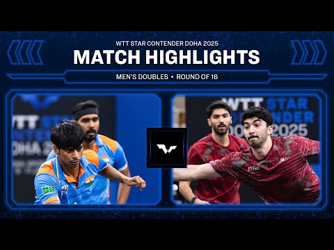 Achanta/Suravajjula vs Abdulwahhab/Abdulwahhab | MD R16 | WTT Star Contender Doha 2025