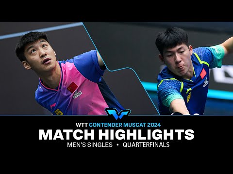 Xue Fei vs Wen Ruibo | MS QF | WTT Contender Muscat 2024