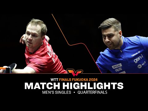 Benedikt Duda vs Darko Jorgic | MS QF | WTT Finals Fukuoka 2024
