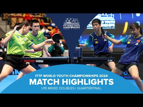Hung/Chen vs Tang/Hu | U15 XD-QF | ITTF World Youth Championships 2024
