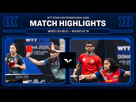 Yiu/Ng vs Shah/Chitale | XD R16 | WTT Star Contender Doha 2025