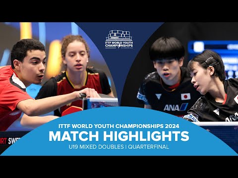 Essid/Goda vs Yoshiyama/Mende | U19 XD-QF | ITTF World Youth Championships 2024