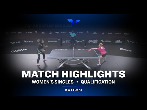 Ashtari Mahshid vs Huang Yu Wen | WTT Star Contender Doha 2021 | WS | Qual