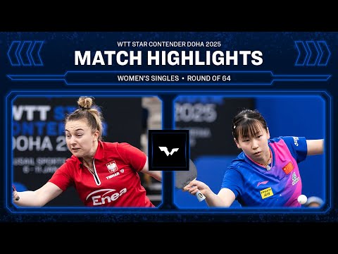 Zong Geman vs Natalia Bajor | WS R64 | WTT Star Contender Doha 2025