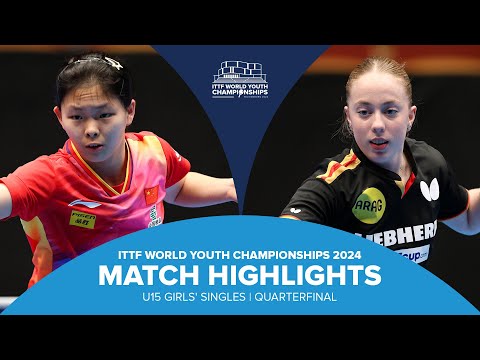 Yao Ruixuan vs Josephina Neumann | U15 GS-QF | ITTF World Youth Championships 2024