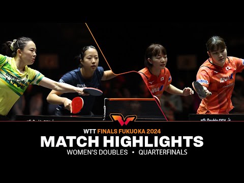 Shin/Jeon vs Odo/Yokoi | WD QF | WTT Finals Fukuoka 2024