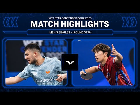 Kanak Jha vs Maharu Yoshimura | MS R64 | WTT Star Contender Doha 2025