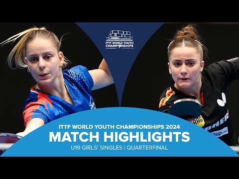 Charlotte Lutz vs Mia Griesel | U19 GS-QF | ITTF World Youth Championships 2024