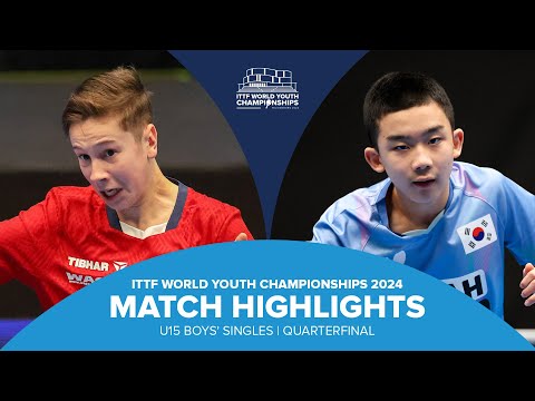 Noah Vitel vs Lee Seungsoo | U15 BS-QF | ITTF World Youth Championships 2024