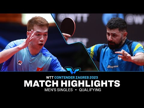 Nima Alamian vs Ho Kwan Kit | MS Qual | WTT Contender Zagreb 2023