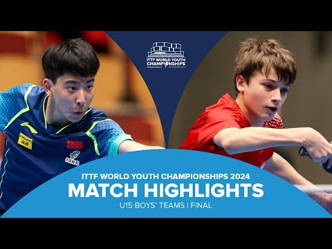Li Hechen vs Samuel Michna | U15 Teams Final | ITTF World Youth Championships 2024