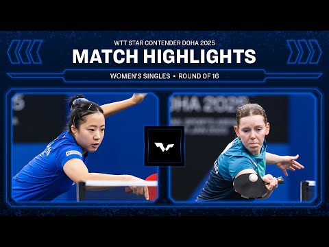 Shin Yubin vs Britt Eerland | WS R16 | WTT Star Contender Doha 2025