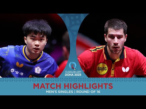 مسابقه پینگ پنگ لین یون جو در مقابل پاتریک فرانزیسکا | قهرمانی جهان 2025