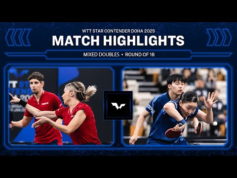 Ionescu/Szocs vs Matsushima/Harimoto | XD R16 | WTT Star Contender Doha 2025