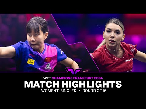 Chen Xingtong vs Bernadette Szocs | WS R16 | WTT Champions Frankfurt 2024