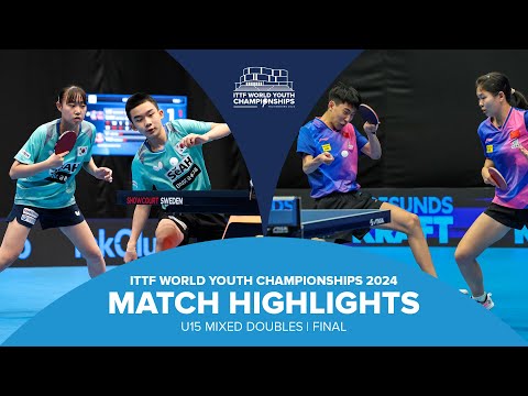 Lee/Choi vs Li/Yao | U15 XD Final | ITTF World Youth Championships 2024