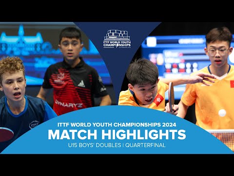 Otalvaro/Faso vs Lo/Lau | U15 BD-QF | ITTF World Youth Championships 2024